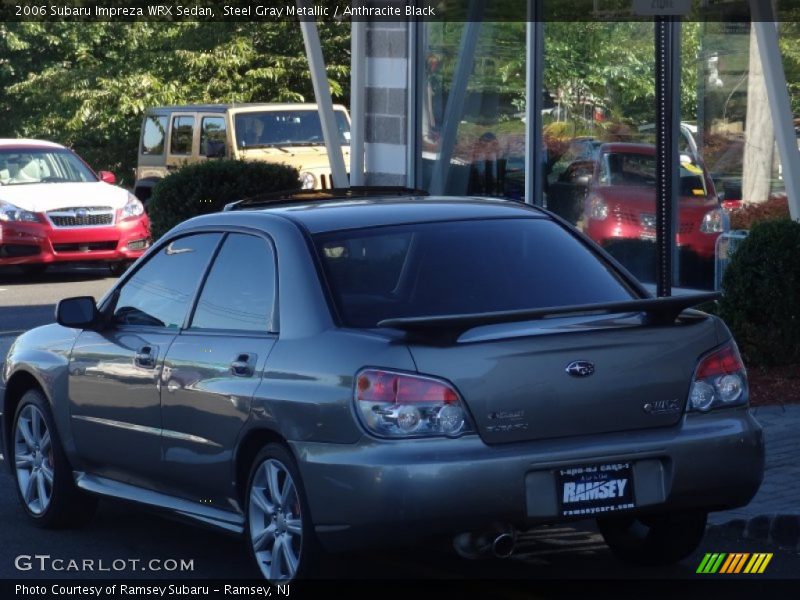 Steel Gray Metallic / Anthracite Black 2006 Subaru Impreza WRX Sedan