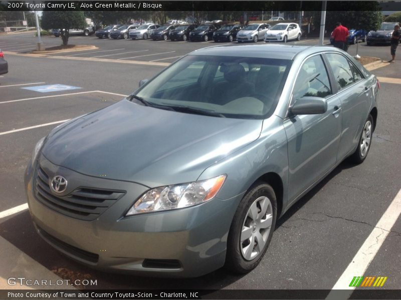 Aloe Green Metallic / Bisque 2007 Toyota Camry LE