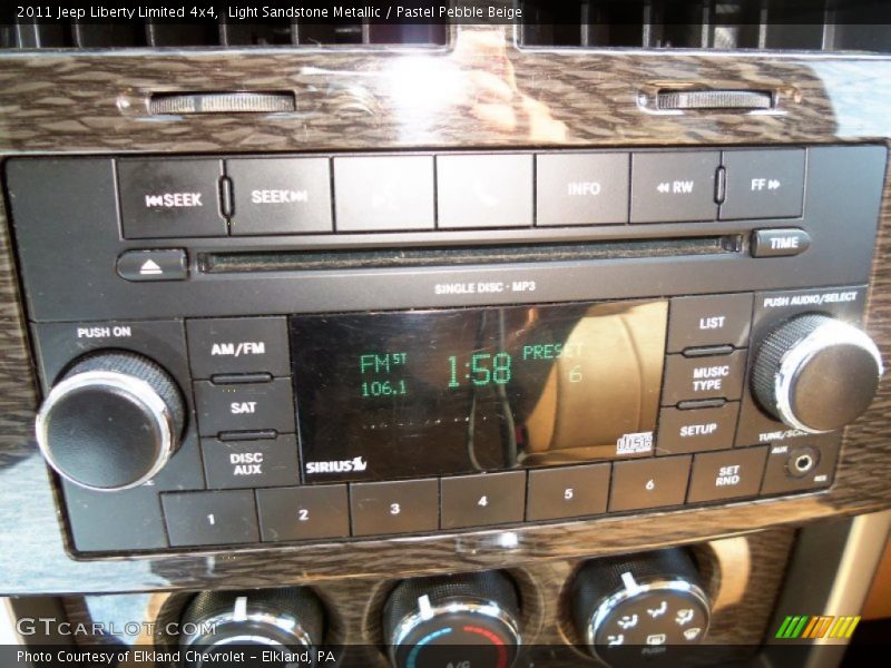 Light Sandstone Metallic / Pastel Pebble Beige 2011 Jeep Liberty Limited 4x4