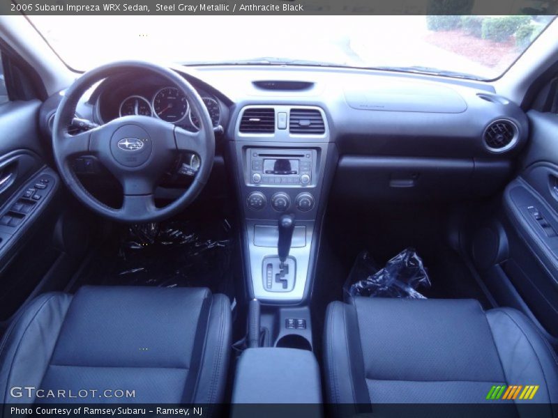 Steel Gray Metallic / Anthracite Black 2006 Subaru Impreza WRX Sedan