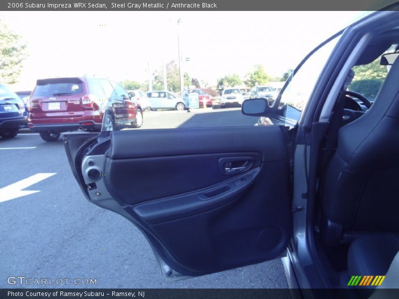 Steel Gray Metallic / Anthracite Black 2006 Subaru Impreza WRX Sedan