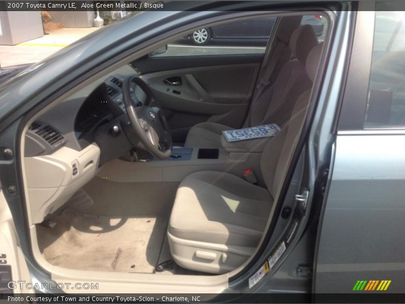 Aloe Green Metallic / Bisque 2007 Toyota Camry LE