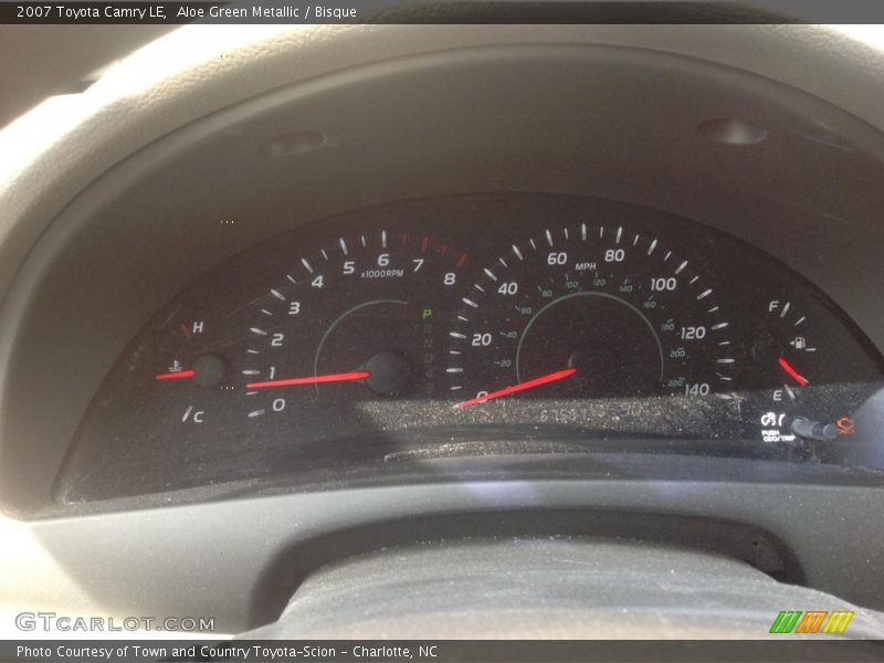 Aloe Green Metallic / Bisque 2007 Toyota Camry LE