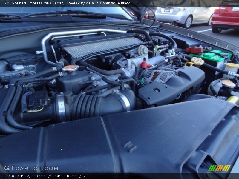 Steel Gray Metallic / Anthracite Black 2006 Subaru Impreza WRX Sedan