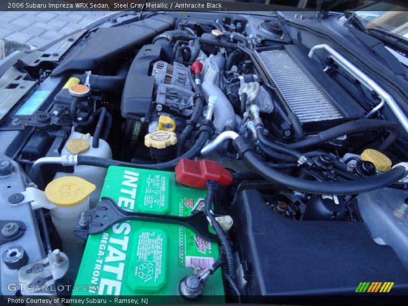 Steel Gray Metallic / Anthracite Black 2006 Subaru Impreza WRX Sedan
