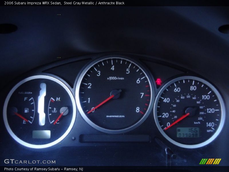 Steel Gray Metallic / Anthracite Black 2006 Subaru Impreza WRX Sedan