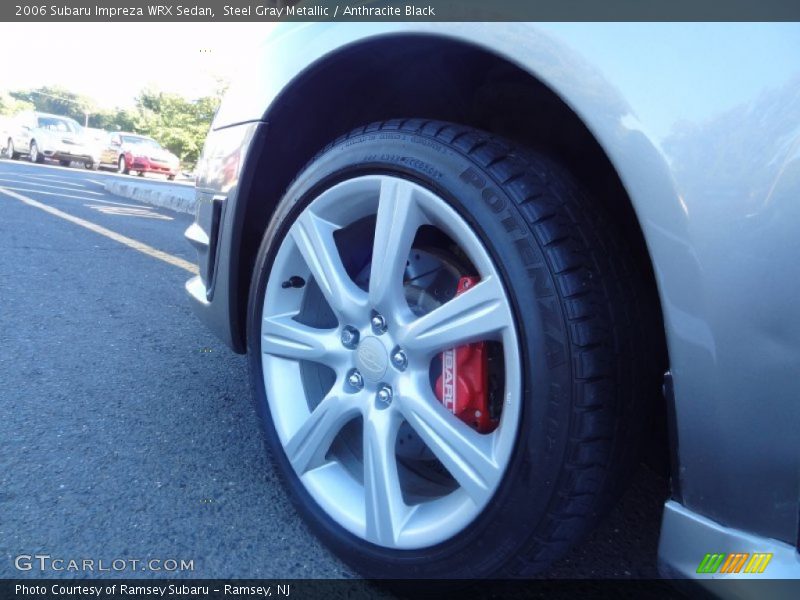 Steel Gray Metallic / Anthracite Black 2006 Subaru Impreza WRX Sedan