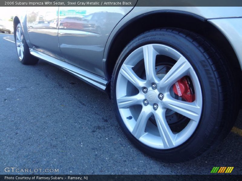 Steel Gray Metallic / Anthracite Black 2006 Subaru Impreza WRX Sedan