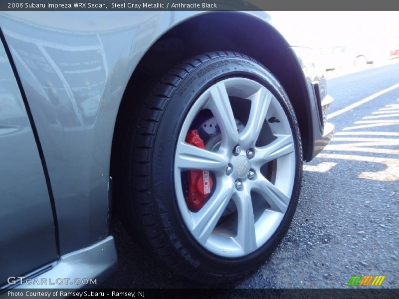 Steel Gray Metallic / Anthracite Black 2006 Subaru Impreza WRX Sedan