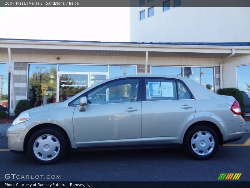 Sandstone / Beige 2007 Nissan Versa S