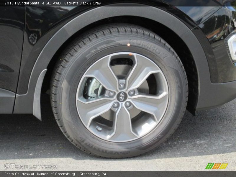 Becketts Black / Gray 2013 Hyundai Santa Fe GLS AWD