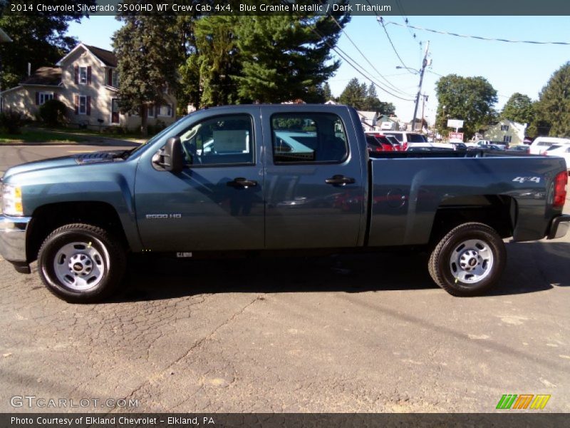  2014 Silverado 2500HD WT Crew Cab 4x4 Blue Granite Metallic