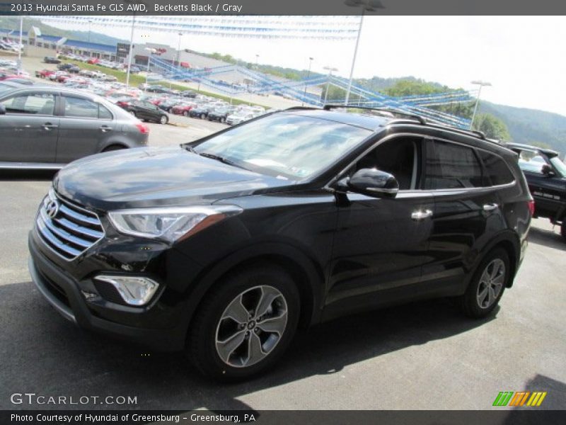 Becketts Black / Gray 2013 Hyundai Santa Fe GLS AWD