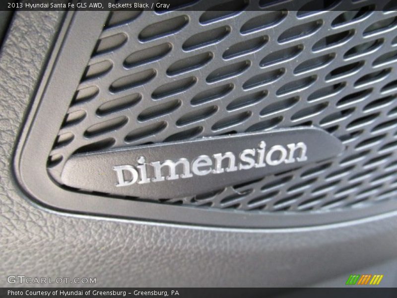 Becketts Black / Gray 2013 Hyundai Santa Fe GLS AWD