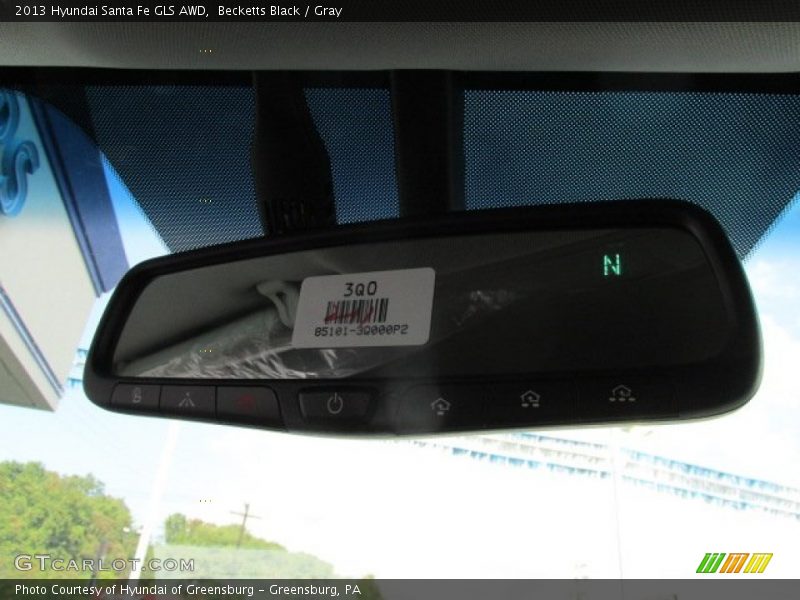 Becketts Black / Gray 2013 Hyundai Santa Fe GLS AWD