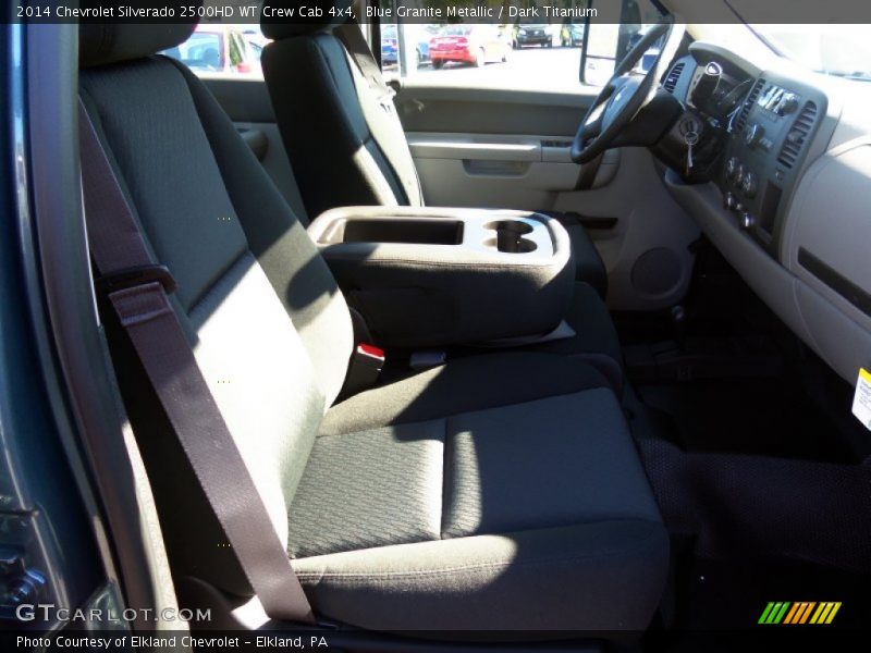 Blue Granite Metallic / Dark Titanium 2014 Chevrolet Silverado 2500HD WT Crew Cab 4x4