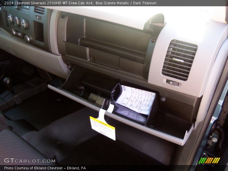 Blue Granite Metallic / Dark Titanium 2014 Chevrolet Silverado 2500HD WT Crew Cab 4x4