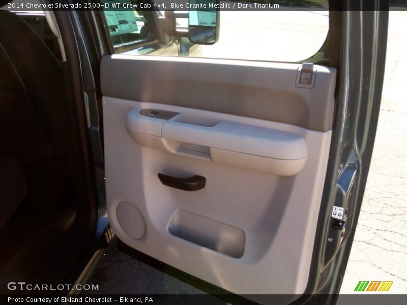 Blue Granite Metallic / Dark Titanium 2014 Chevrolet Silverado 2500HD WT Crew Cab 4x4