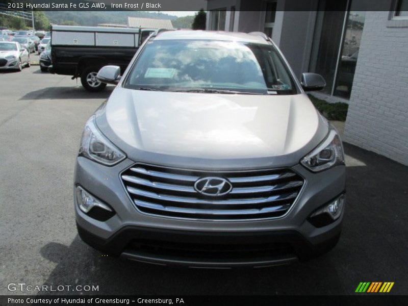 Iron Frost / Black 2013 Hyundai Santa Fe GLS AWD