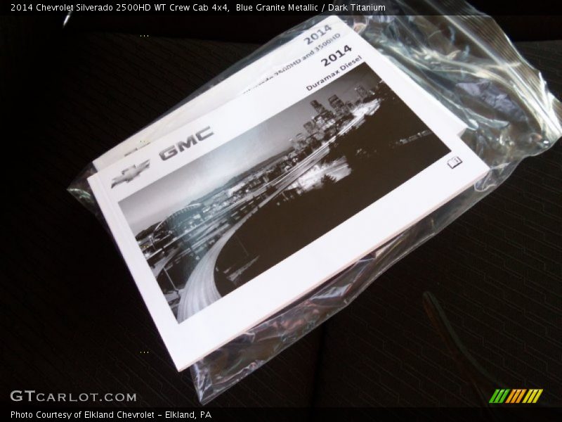 Blue Granite Metallic / Dark Titanium 2014 Chevrolet Silverado 2500HD WT Crew Cab 4x4