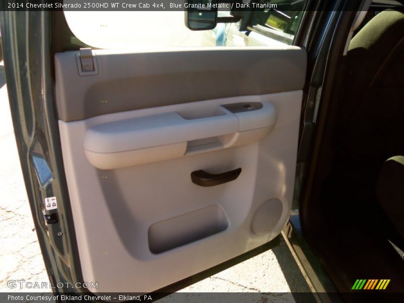 Blue Granite Metallic / Dark Titanium 2014 Chevrolet Silverado 2500HD WT Crew Cab 4x4