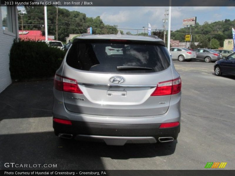 Iron Frost / Black 2013 Hyundai Santa Fe GLS AWD