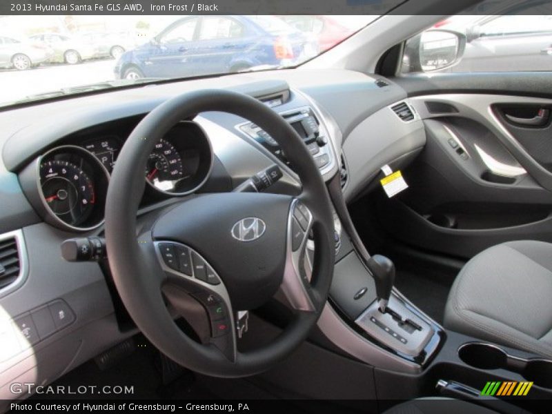 Iron Frost / Black 2013 Hyundai Santa Fe GLS AWD