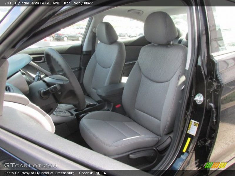 Iron Frost / Black 2013 Hyundai Santa Fe GLS AWD