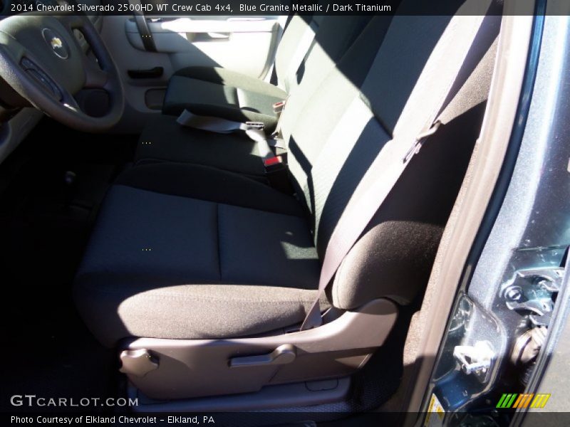 Blue Granite Metallic / Dark Titanium 2014 Chevrolet Silverado 2500HD WT Crew Cab 4x4