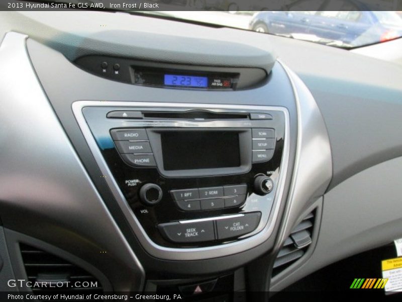 Iron Frost / Black 2013 Hyundai Santa Fe GLS AWD