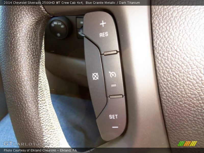 Blue Granite Metallic / Dark Titanium 2014 Chevrolet Silverado 2500HD WT Crew Cab 4x4