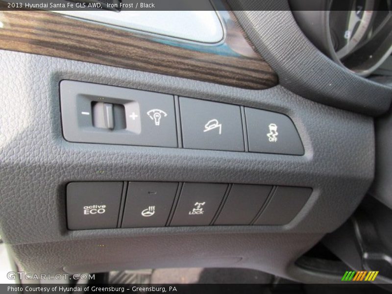 Iron Frost / Black 2013 Hyundai Santa Fe GLS AWD