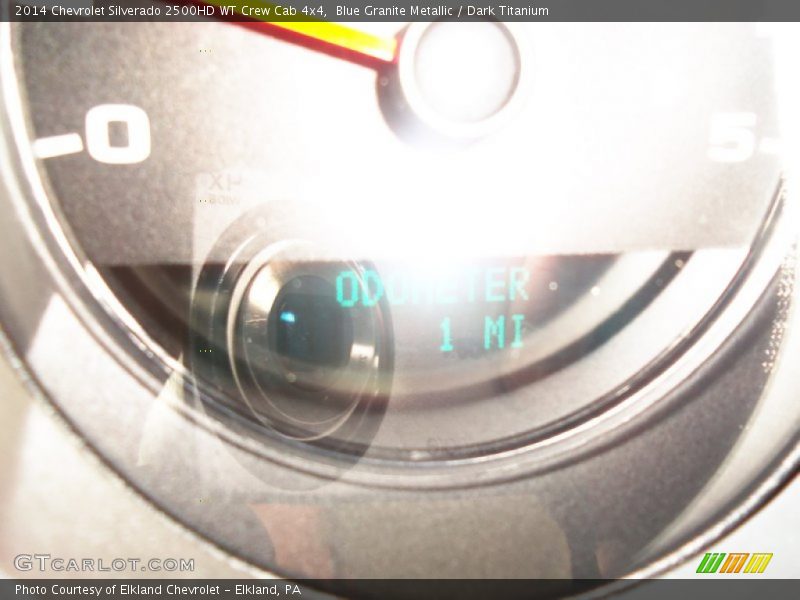 Blue Granite Metallic / Dark Titanium 2014 Chevrolet Silverado 2500HD WT Crew Cab 4x4