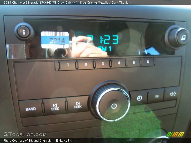 Audio System of 2014 Silverado 2500HD WT Crew Cab 4x4