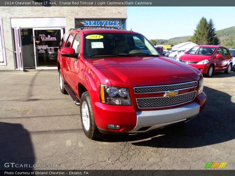 Crystal Red Tintcoat / Light Cashmere/Dark Cashmere 2014 Chevrolet Tahoe LT 4x4