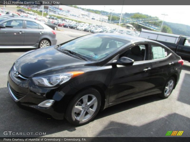 Black / Gray 2013 Hyundai Elantra GLS