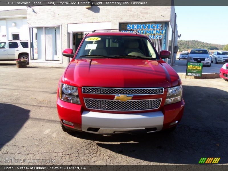 Crystal Red Tintcoat / Light Cashmere/Dark Cashmere 2014 Chevrolet Tahoe LT 4x4