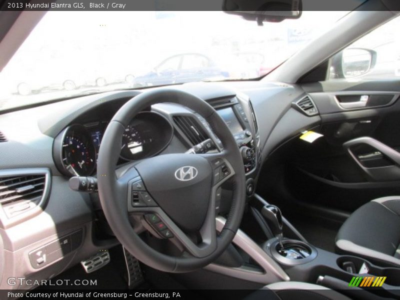 Black / Gray 2013 Hyundai Elantra GLS