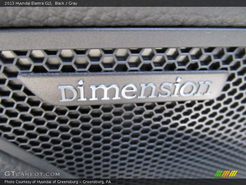 Black / Gray 2013 Hyundai Elantra GLS