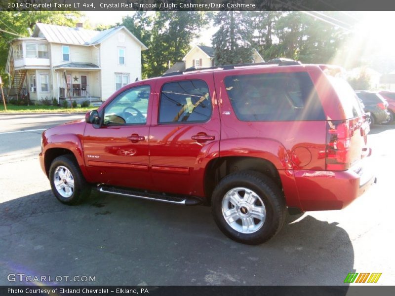 Crystal Red Tintcoat / Light Cashmere/Dark Cashmere 2014 Chevrolet Tahoe LT 4x4