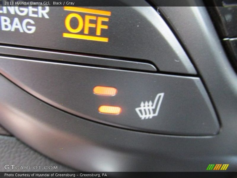 Black / Gray 2013 Hyundai Elantra GLS