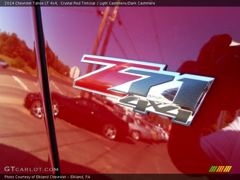 Crystal Red Tintcoat / Light Cashmere/Dark Cashmere 2014 Chevrolet Tahoe LT 4x4
