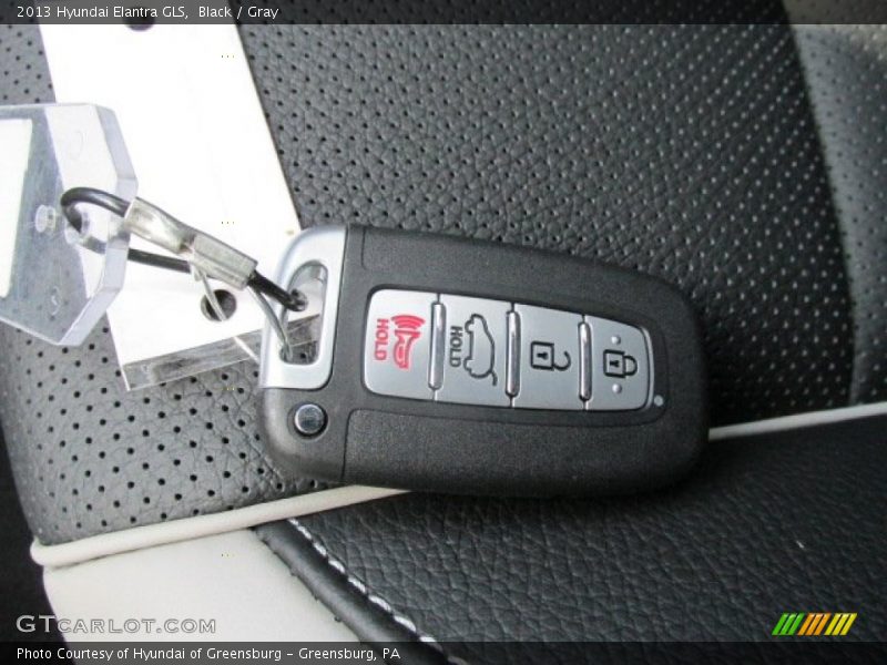 Black / Gray 2013 Hyundai Elantra GLS