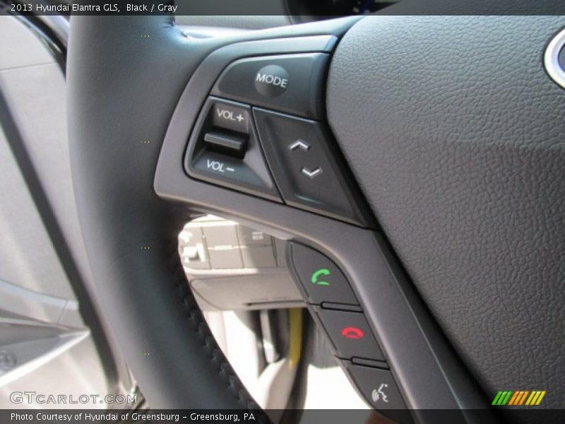 Black / Gray 2013 Hyundai Elantra GLS