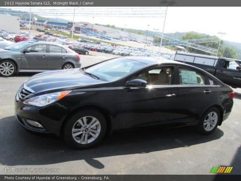 Midnight Black / Camel 2013 Hyundai Sonata GLS