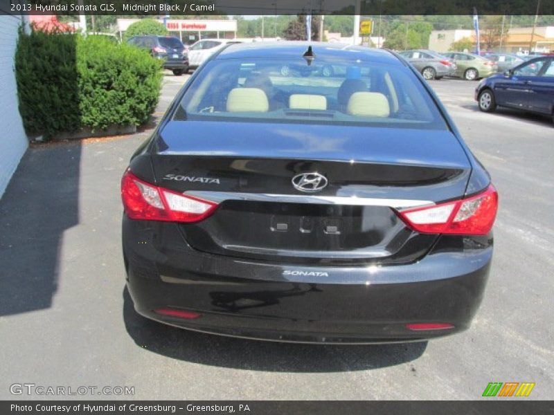 Midnight Black / Camel 2013 Hyundai Sonata GLS