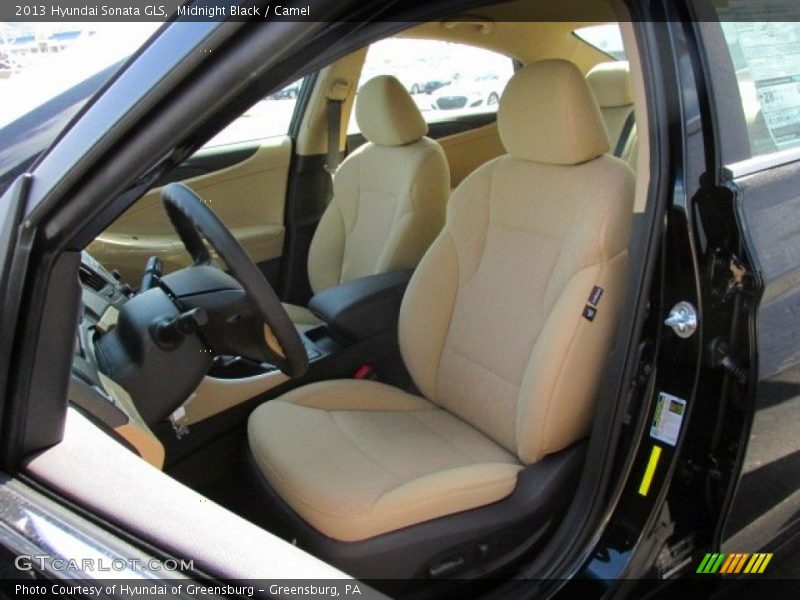 Midnight Black / Camel 2013 Hyundai Sonata GLS