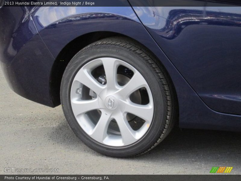 Indigo Night / Beige 2013 Hyundai Elantra Limited