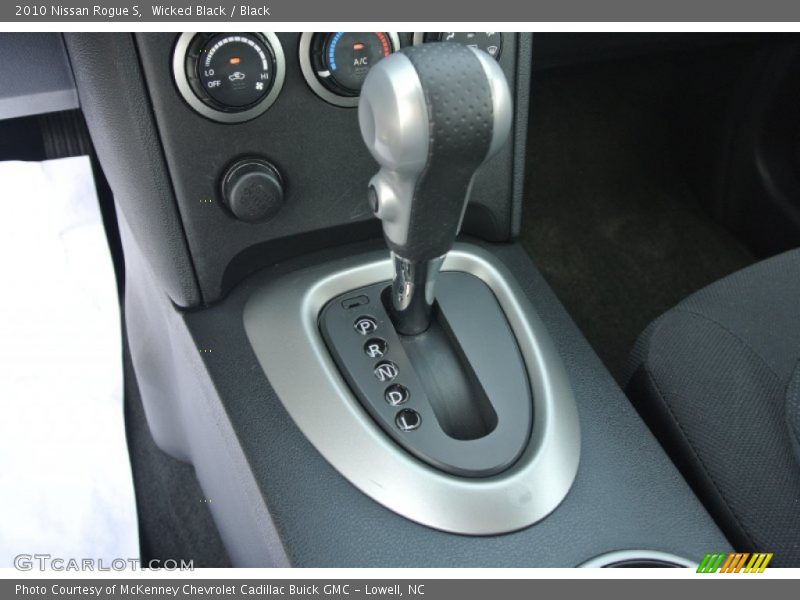 Wicked Black / Black 2010 Nissan Rogue S