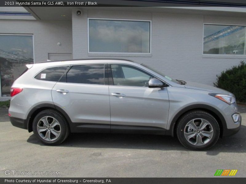 Iron Frost / Black 2013 Hyundai Santa Fe GLS AWD